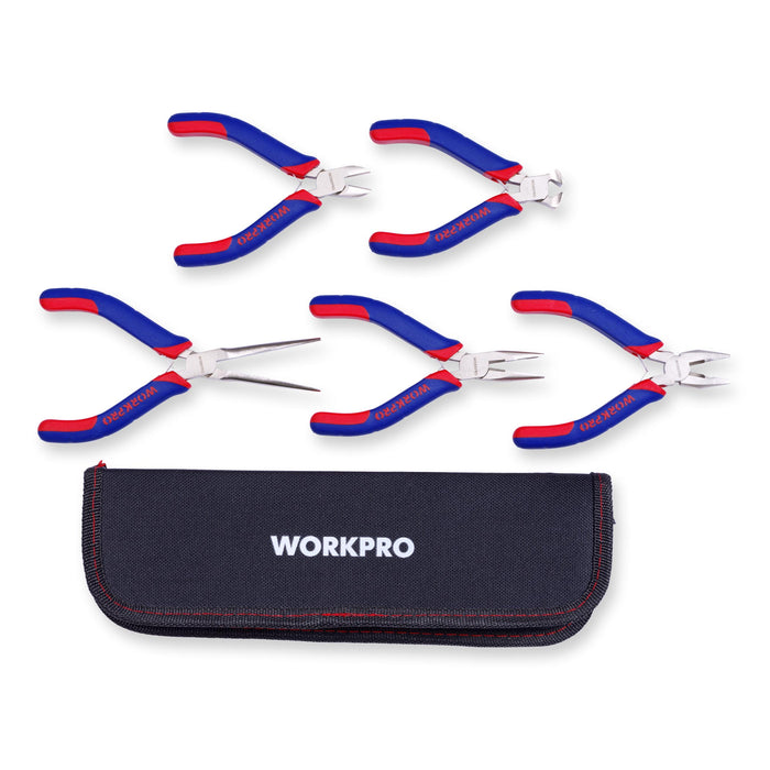 Workpro 5Pc Mini Pliers Set WP201015