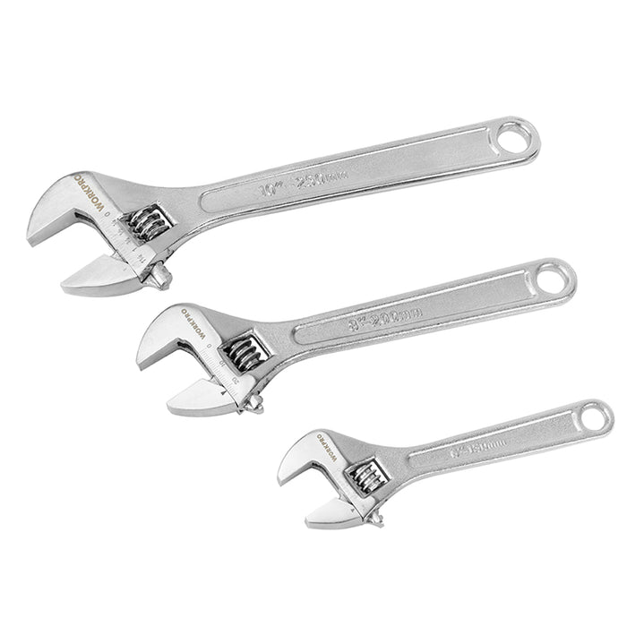 Workpro 3Pc Adjustable Wrench Set WP202514