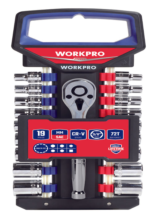 Workpro 19 pieces Socket Set WP202552