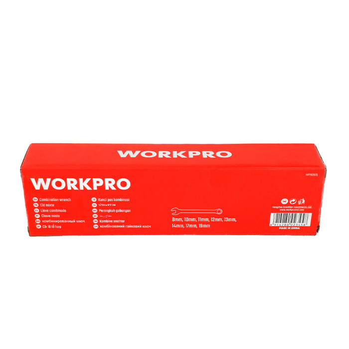 Workpro 7Pc Ratchet Combination Wrench Set
 WP202562