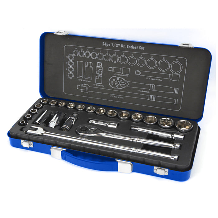 Workpro 24 pieces 1/2'' Dr. Socket Set WP202564