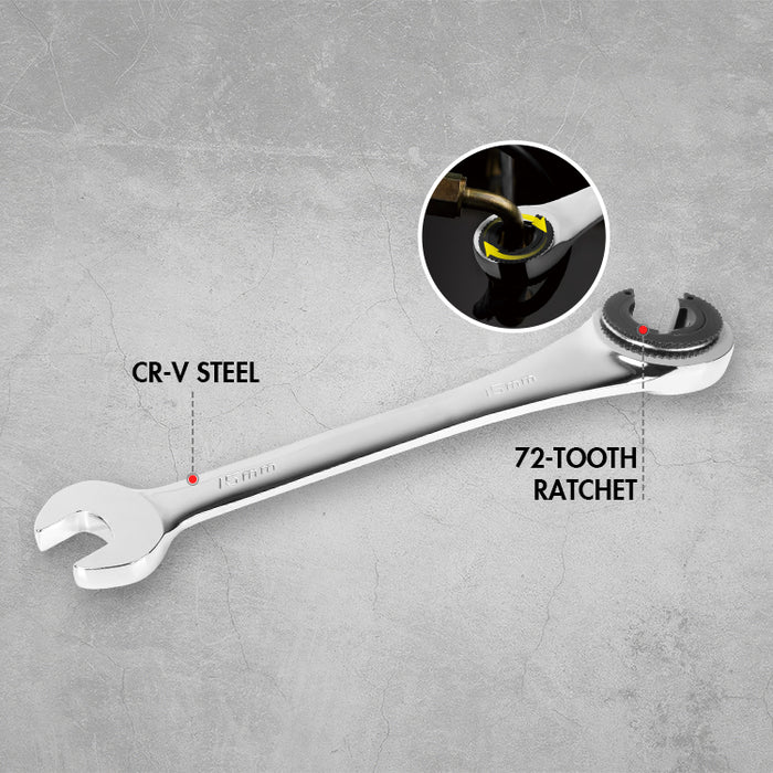 Workpro 9Pcs Ratchet Combination Wrench Tool Set