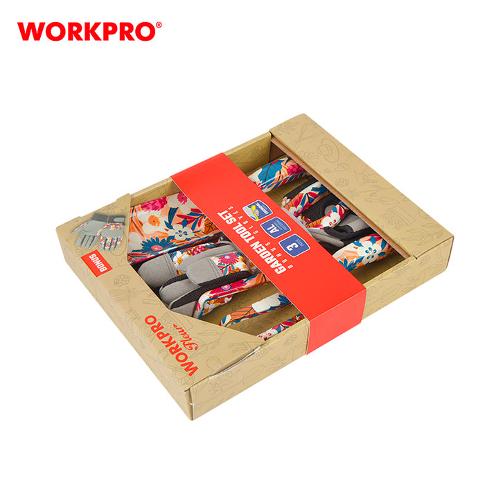 Workpro 4Pc Garden Tool Set WP204505