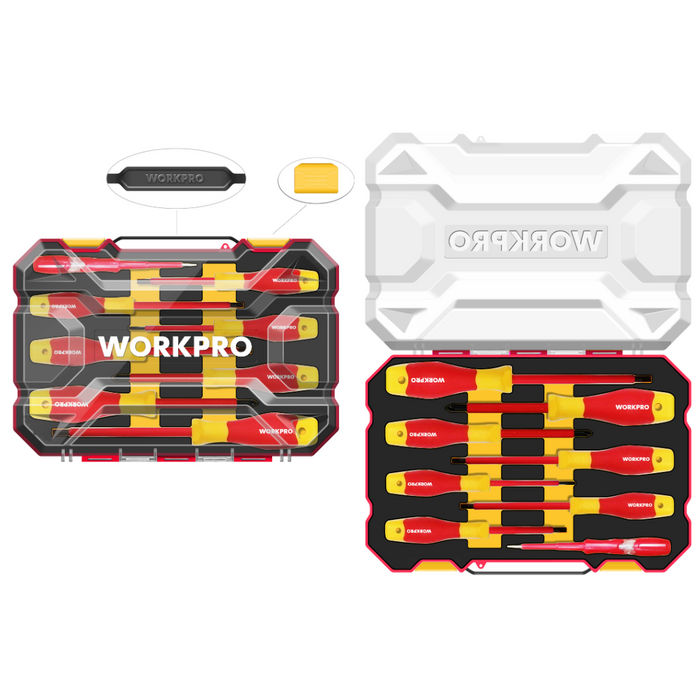 Workpro 8Pc Insulated Screwdriver Set WP204700