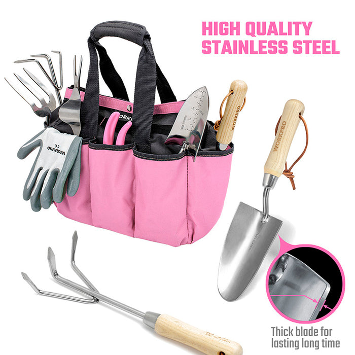 Workpro 7Pcs Garden Tools Set Pink Lady WP206803