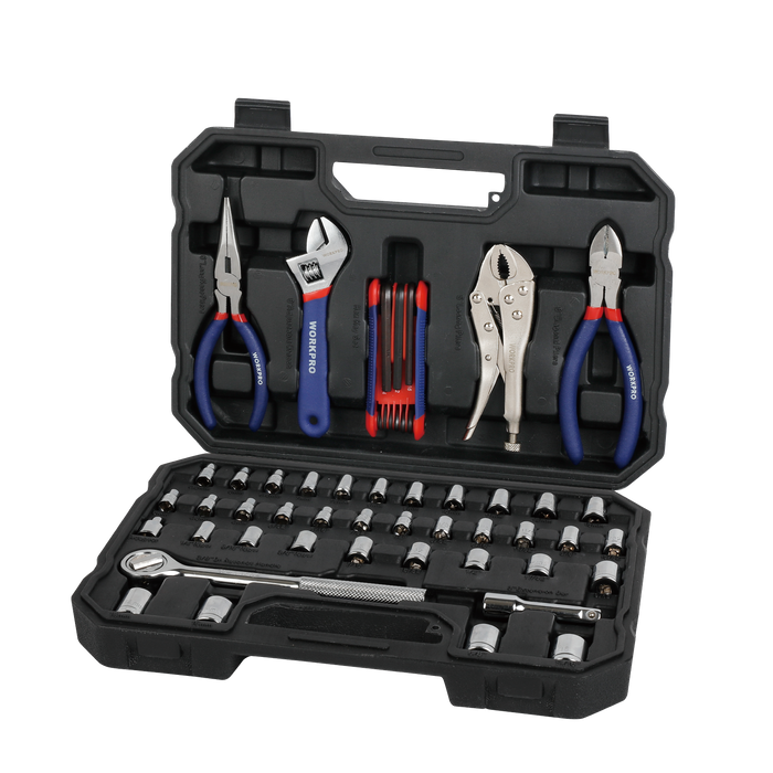 Workpro 52 piecess Tool And Socket Set In Bmc WP209024