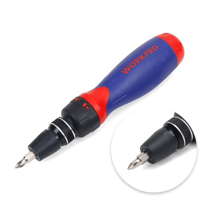 Workpro 10-In-1 Ratcheting Quick-Load Screwdriver Set WP221059