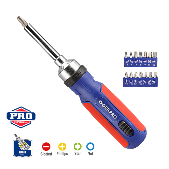 Workpro 15-In-1 Ratcheting Screwdriver Set WP221061