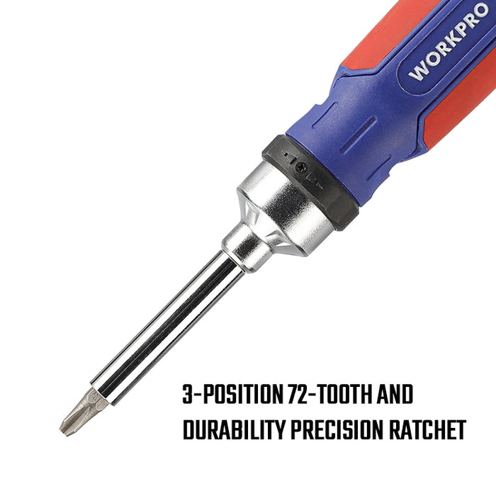 Workpro 15-In-1 Ratcheting Screwdriver Set WP221061