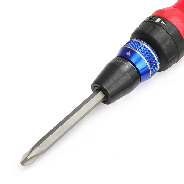 Workpro 12-In-1 Quick-Load Ratcheting Screwdriver Set WP221063