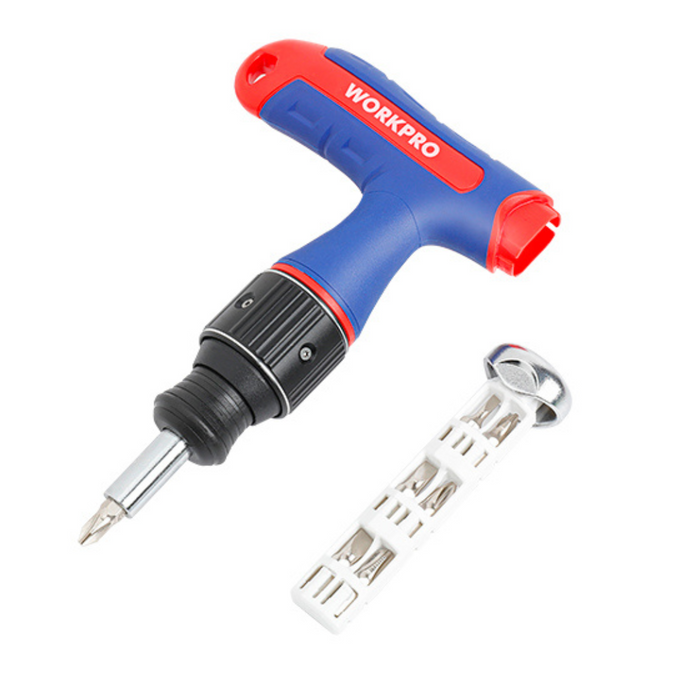 Workpro 7-In-1 Double Drive T-Handle Screwdriver WP221072
