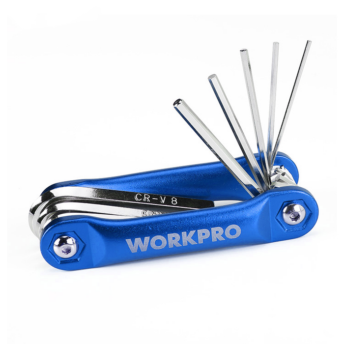 Workpro 8Pc Folding Hex Key( Metric) WP222024