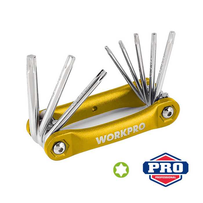 Workpro 8Pc Folding Torx Key WP222025