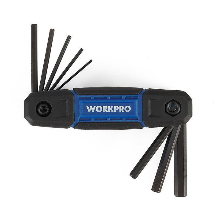 Workpro 8Pc Folding Hex Key( Metric) WP222028