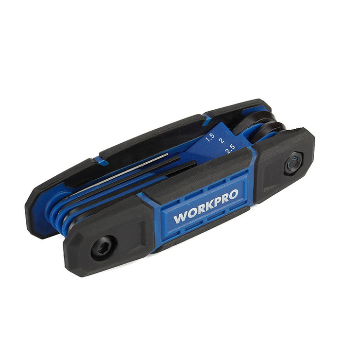 Workpro 8Pc Folding Hex Key( Metric) WP222028