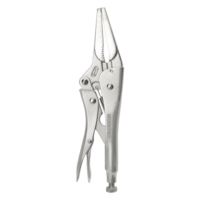 Workpro Cr-V Long Nose Straight Jaw Locking Pliers