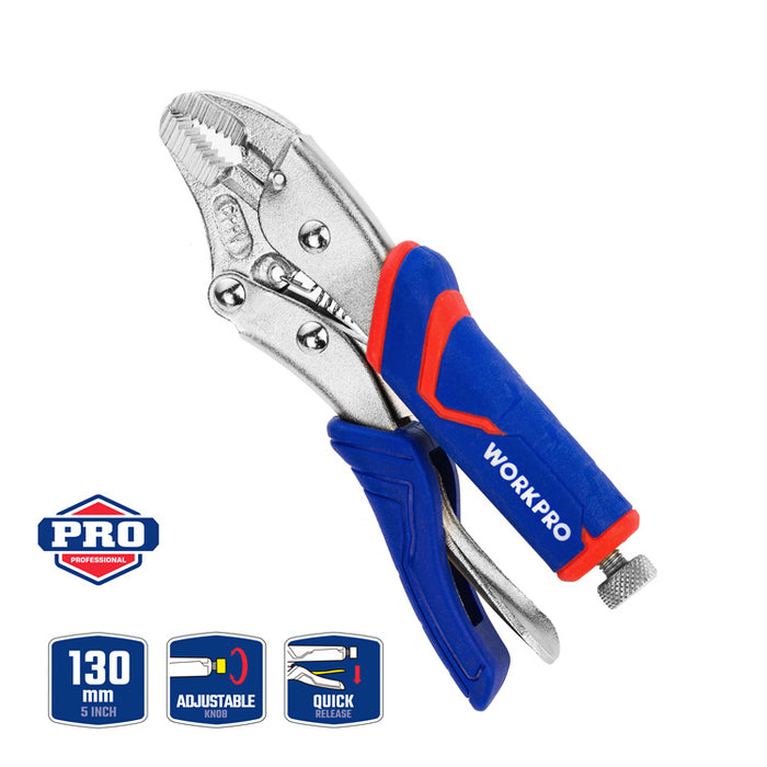 Workpro Cr-V Curved Jaw Locking Pliers