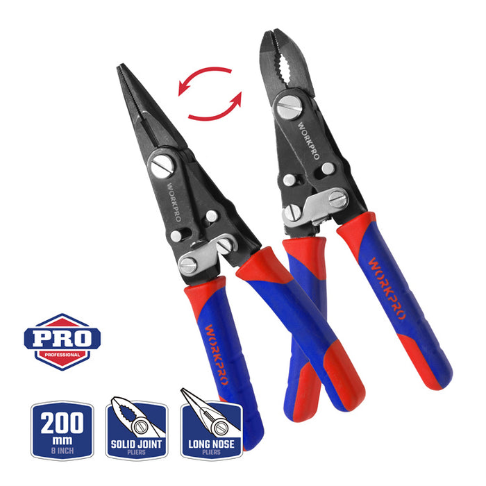 Workpro 2-In-1 200mm (8") Filp Pliers WP231084