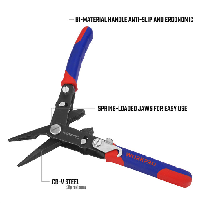 Workpro 2-In-1 200mm (8") Filp Pliers WP231084