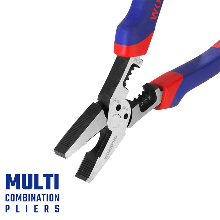 Workpro 200mm (8") Multi-Purpose Combination Pliers WP231085