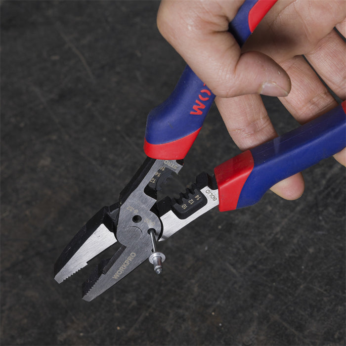 Workpro 200mm (8") Multi-Purpose Combination Pliers WP231085