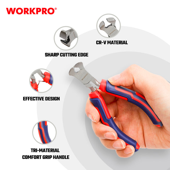 Workpro Cr-V Mini End Cutting Pliers WP231098