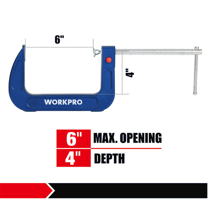 Workpro Quick Release C-Clamp