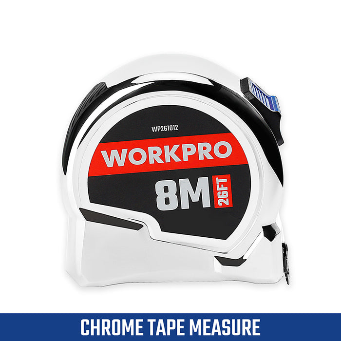 Workpro Chrome Tape Measure