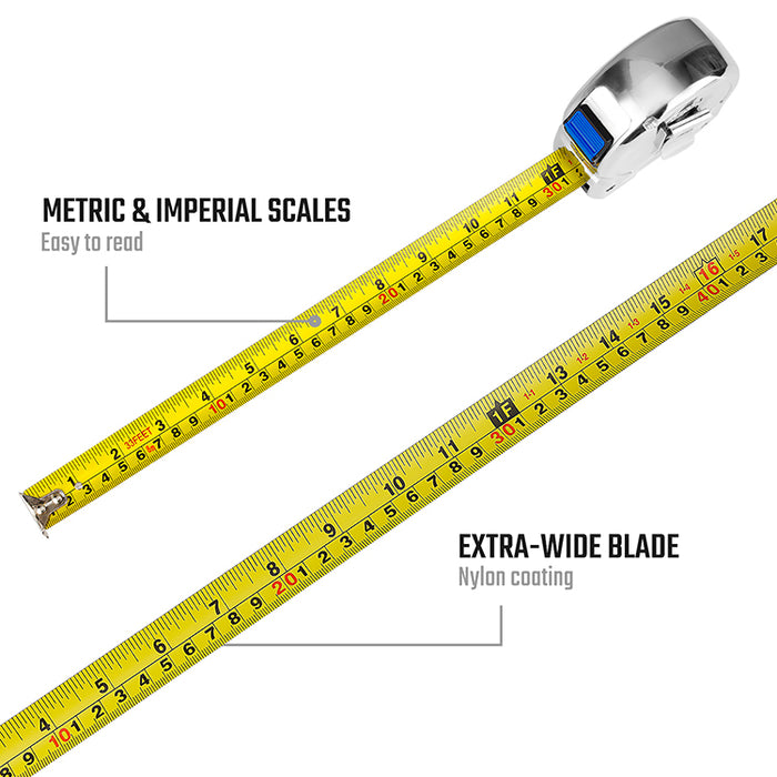 Workpro Chrome Tape Measure