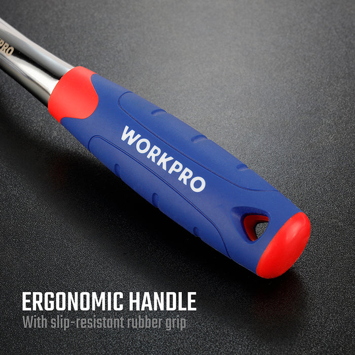 Workpro 3/8" Dr. Double Drive Ratchet Handle WP271013