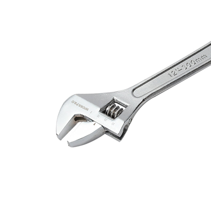 Workpro Adjustable Wrench Forged carbon steel Chrome Plated Entry level