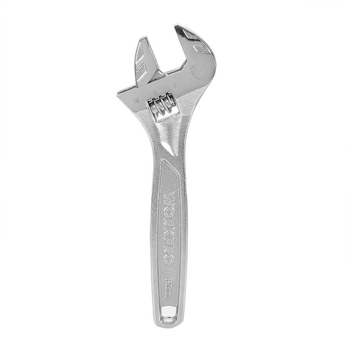 Workpro Chrome Vanadium Heavy-Duty Adjustable Wrench - Robust & Ergonomic Design, Precision Jaw Adjustment