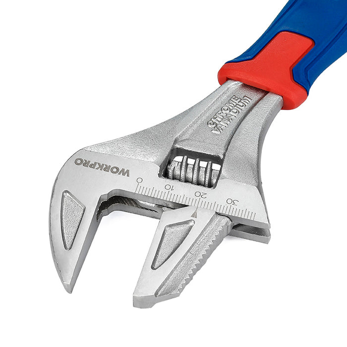 Workpro 2-In-1 200mm (80) Extra Wide Opening Adjustable Wrench & Water Pump Pliers WP272014