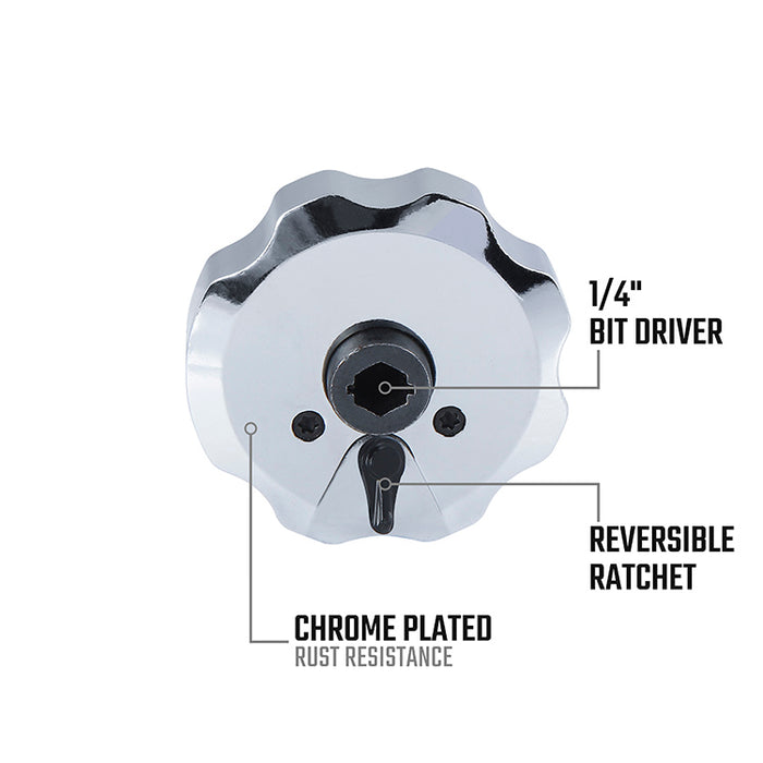 Workpro 1/4" Dr. Finger Ratchet WP275031