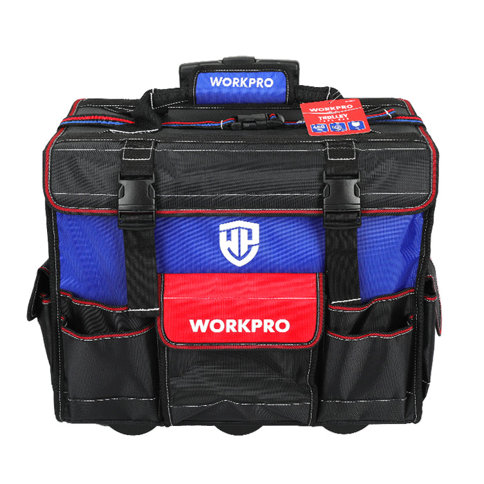 Workpro Tool Bag With Wheels Carry Heavy Duty Handle Rolling Tool Bag