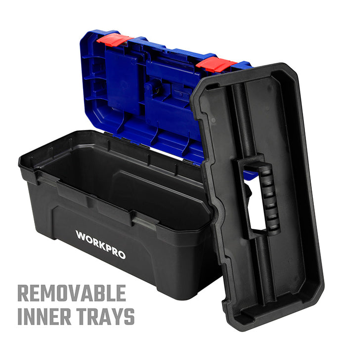 Workpro 500mm(20")Heavy Duty Plastic Toolbox