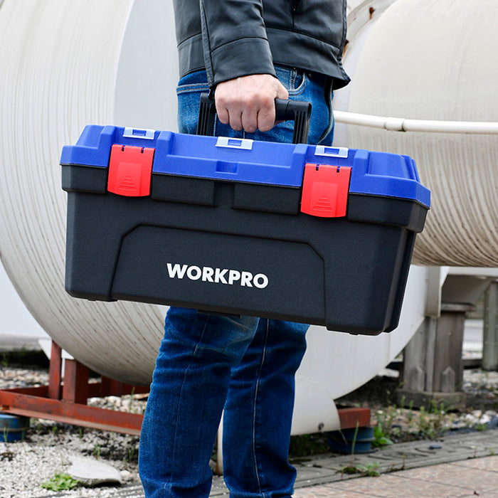 Workpro 500mm(20")Heavy Duty Plastic Toolbox