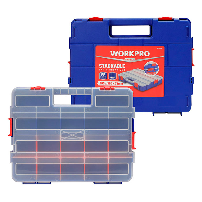 Workpro Stackable And Interlock Parts Organizer