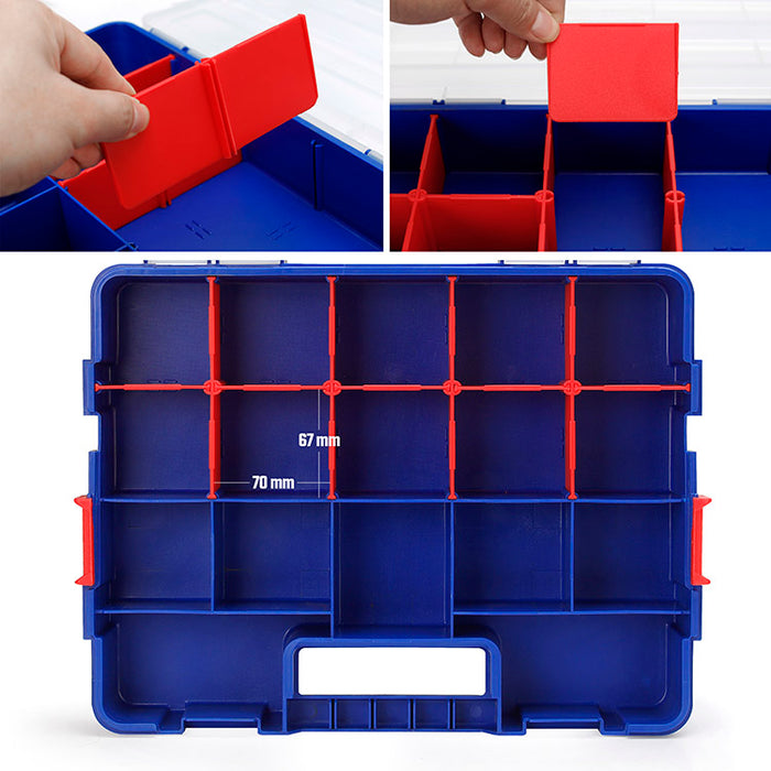 Workpro Stackable And Interlock Parts Organizer