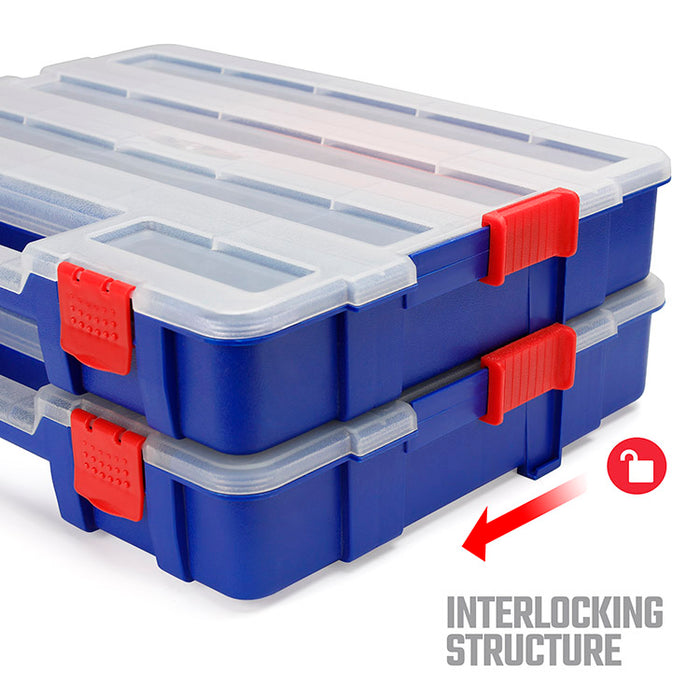 Workpro Stackable And Interlock Parts Organizer