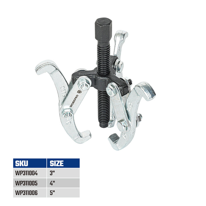 Workpro 4" 3-Jaw Gear Puller