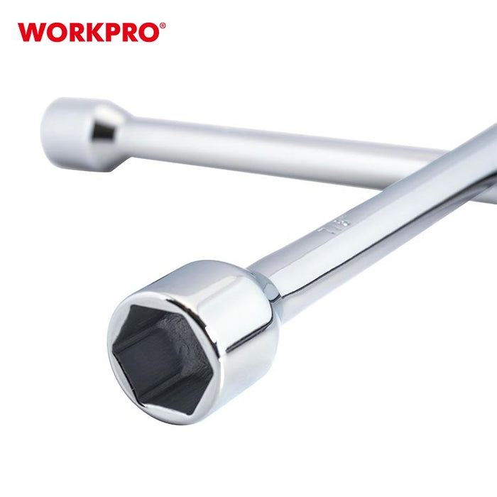 Workpro 360mm(14") Lug Nut Wrench（17mm，19mm，21mm，23mm） Carton of 12