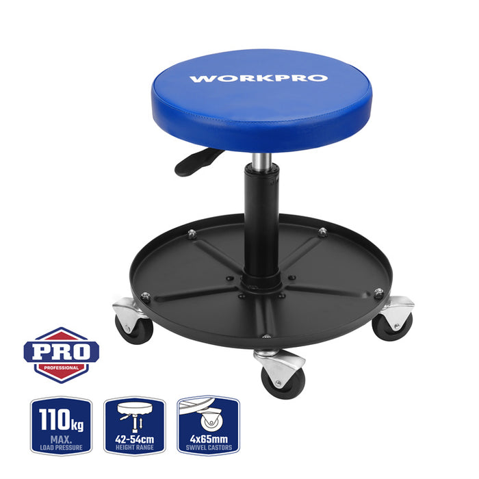 Workpro Hydraulic Stool with wheels mechanic works Carton of 1