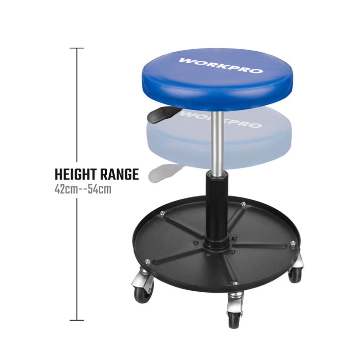 Workpro Hydraulic Stool with wheels mechanic works Carton of 1