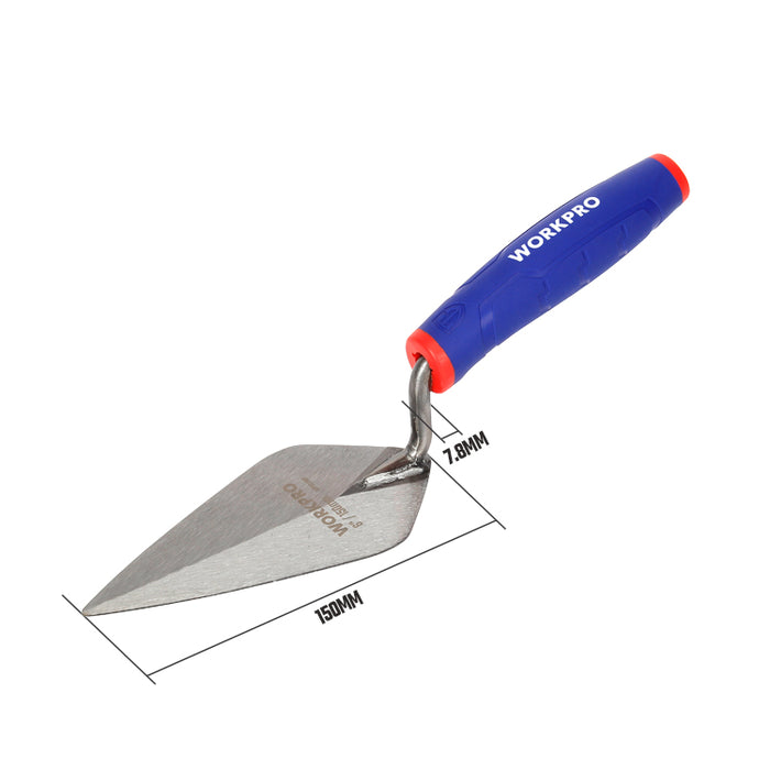 WORKPRO 200mm Bricklaying Trowel  Soft Handle carton of 36