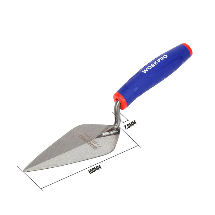 WORKPRO 150mm Bricklaying Trowel  Soft Handle carton of  36