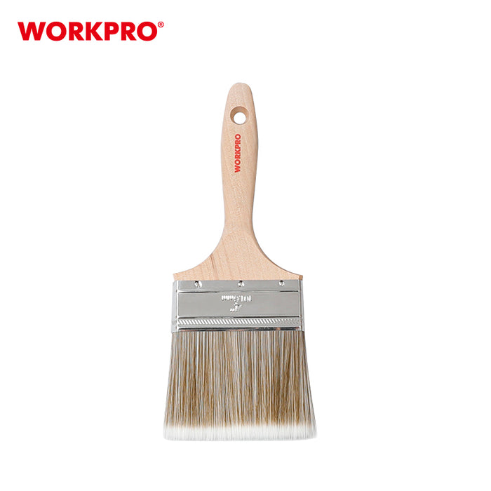 Workpro 3Pc Wooden Handle Paint Brush Set Wp204301 12Pack