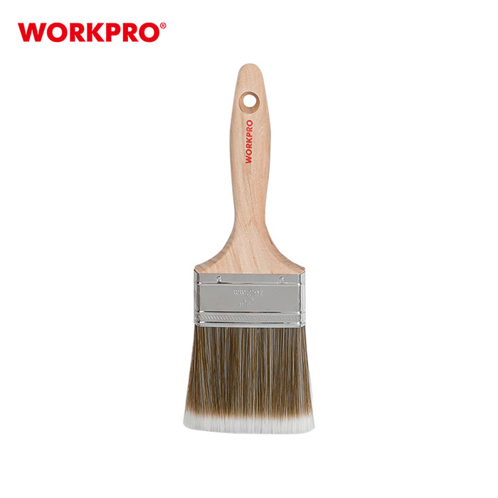 Workpro 3Pc Wooden Handle Paint Brush Set Wp204301 12Pack