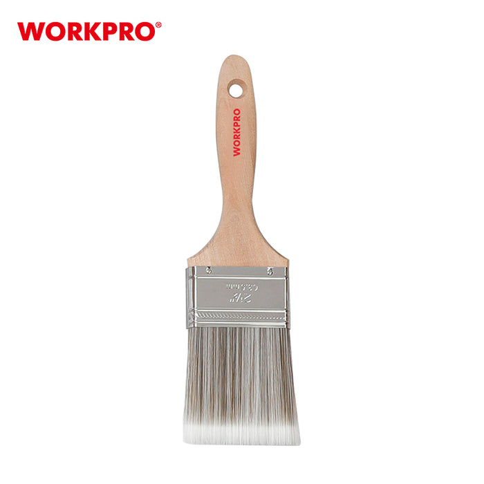 Workpro 3Pc Wooden Handle Paint Brush Set Wp204301 12Pack