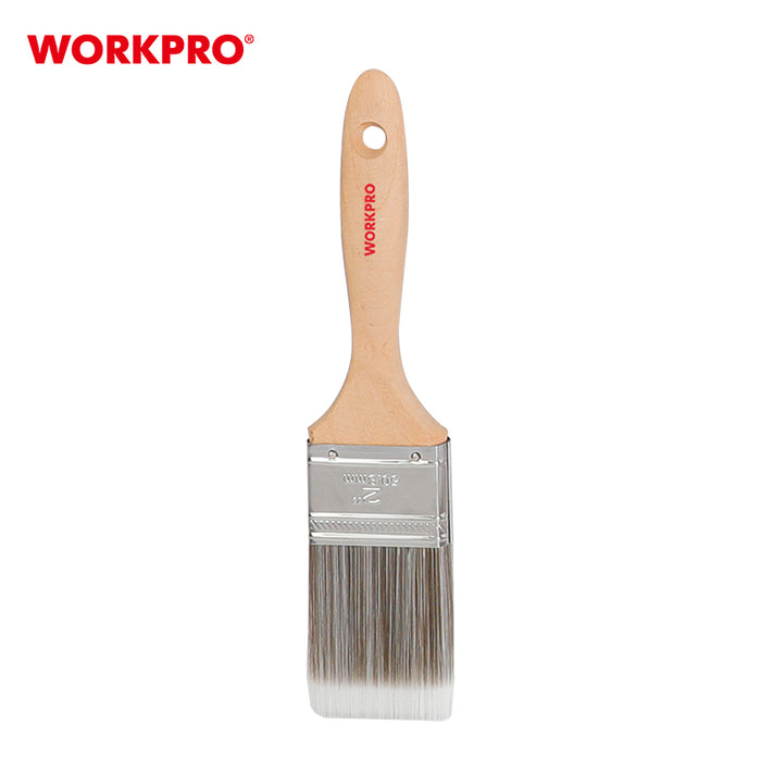 Workpro 3Pc Wooden Handle Paint Brush Set Wp204301 12Pack